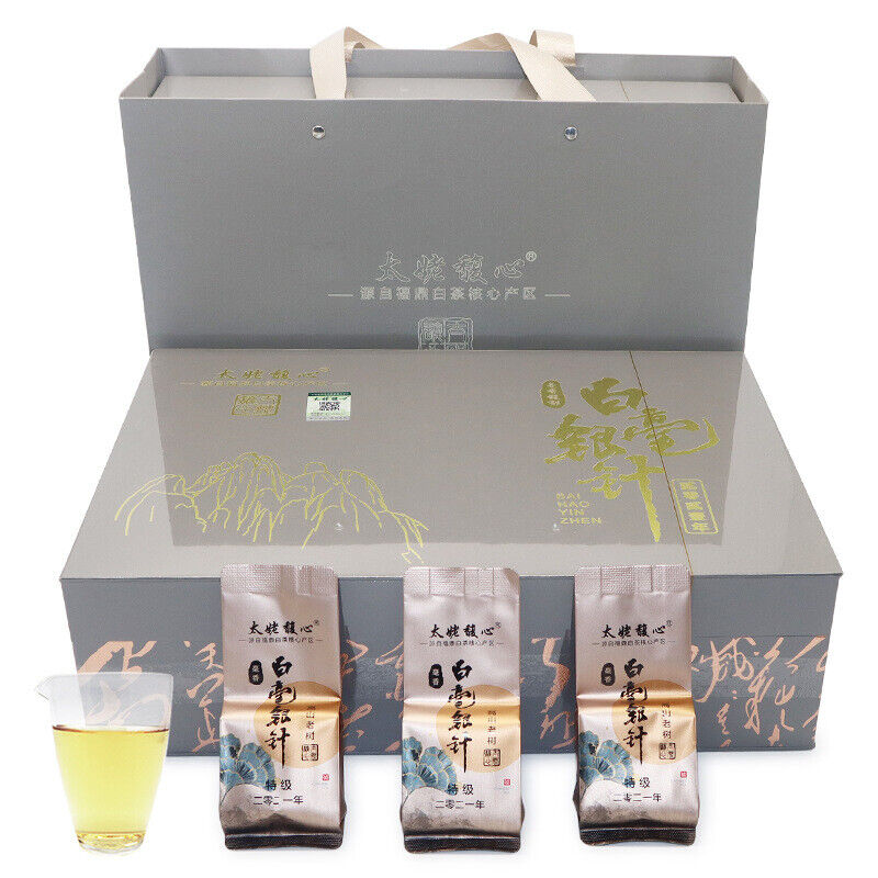 HelloYoung 150g White hairs silver needle Fuding white tea loose tea Panxi bubble bag tea Main image