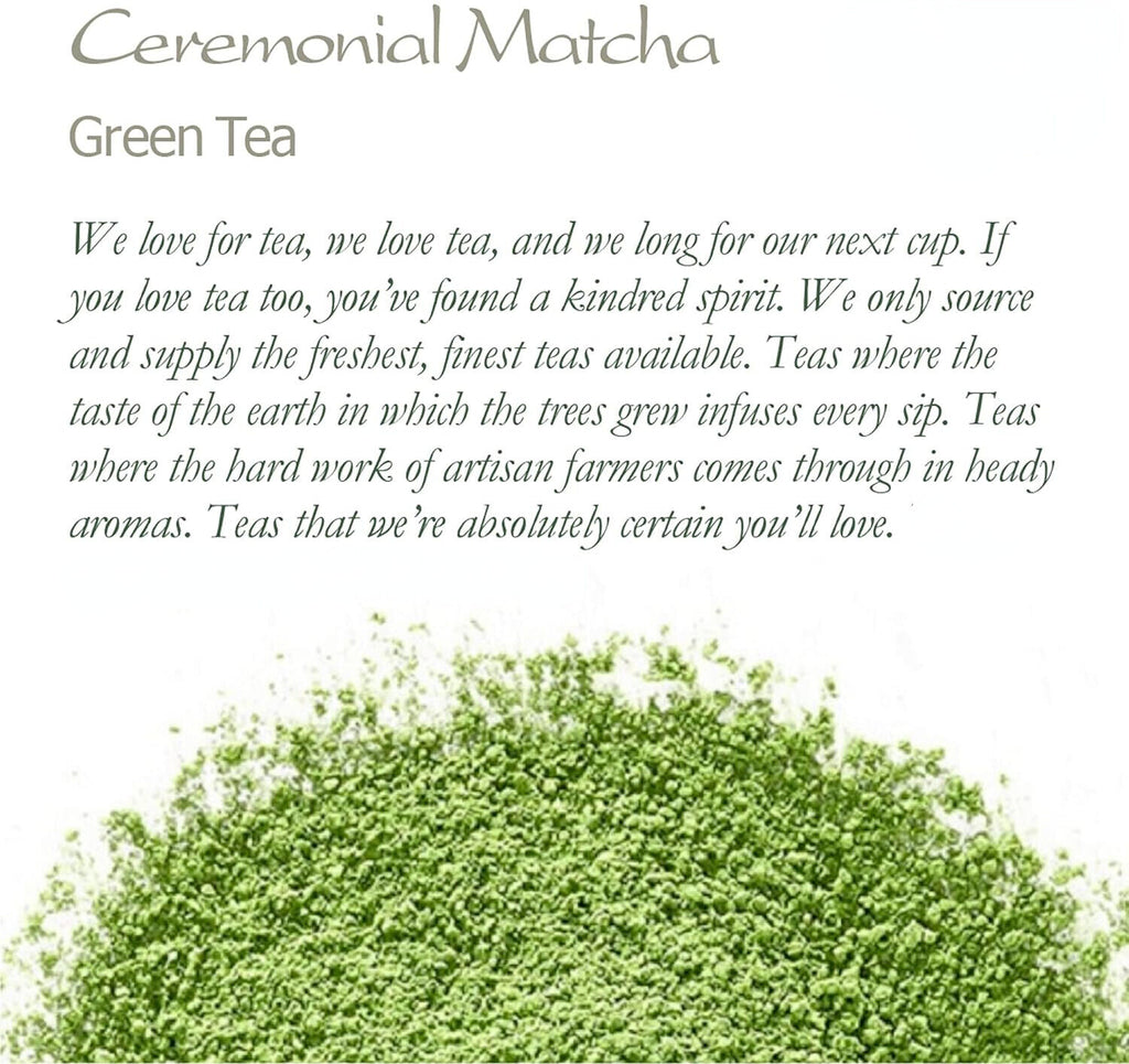 Ceremonial Grade Matcha Green Tea - From A Small Artisan Farm -  50g