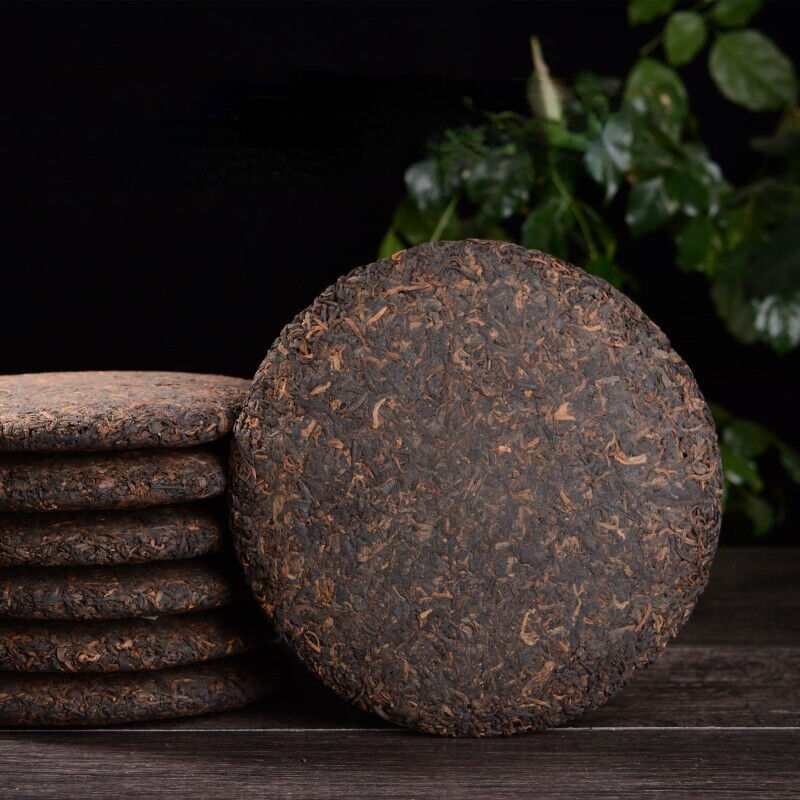 HelloYoung TeaYunnan Old Tree Pu'er Tea Organic Black Tea 357g Top-Grade Pu-Erh Cooked Tea