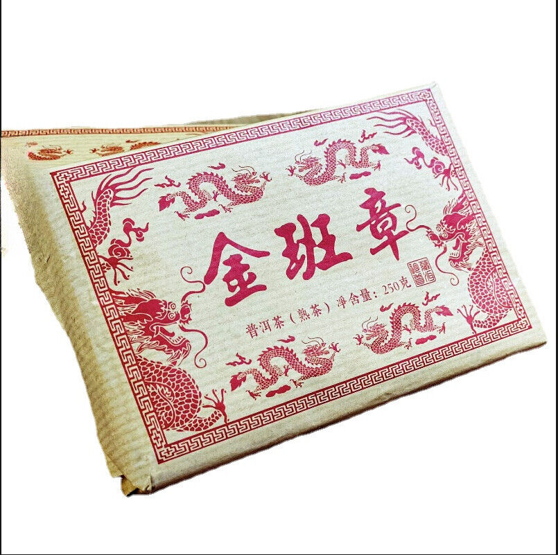 Pu'er Tea Cooked Tea Jinbanzhang Jinya Tea Brick 250g Puerh Tea Cooked Pu-er Tea Main image