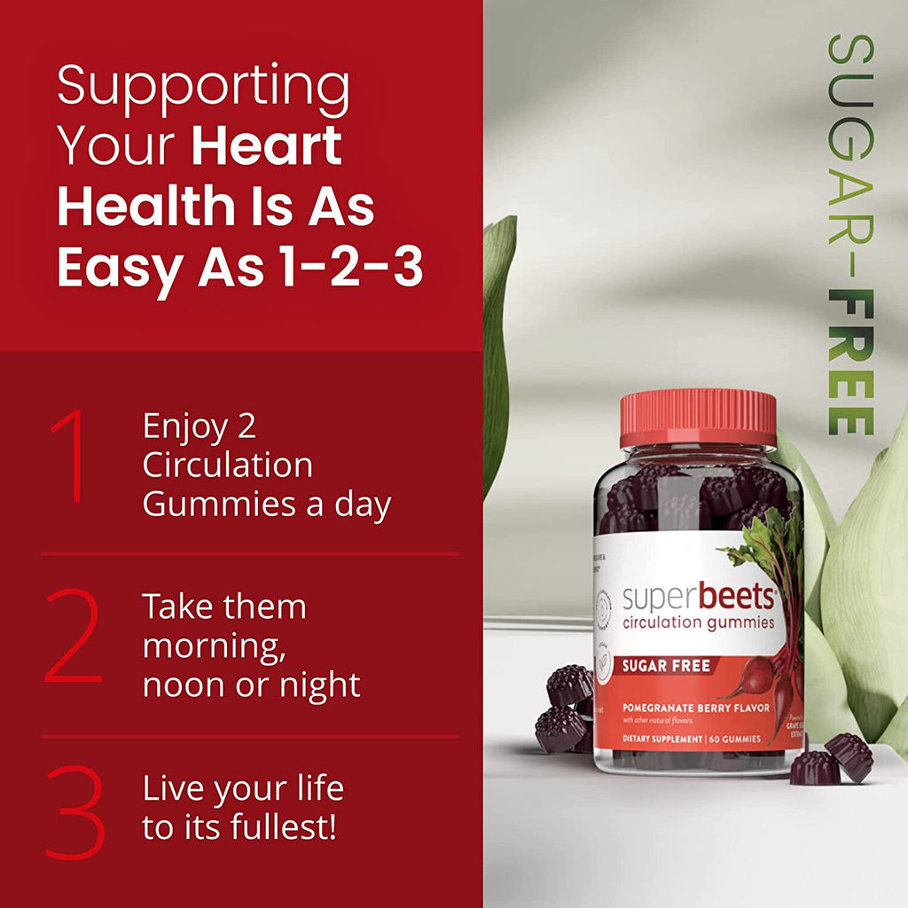 Easy to absorb Beet Gummies Beetroot gummies Grape Seed Extract 60 Capsules