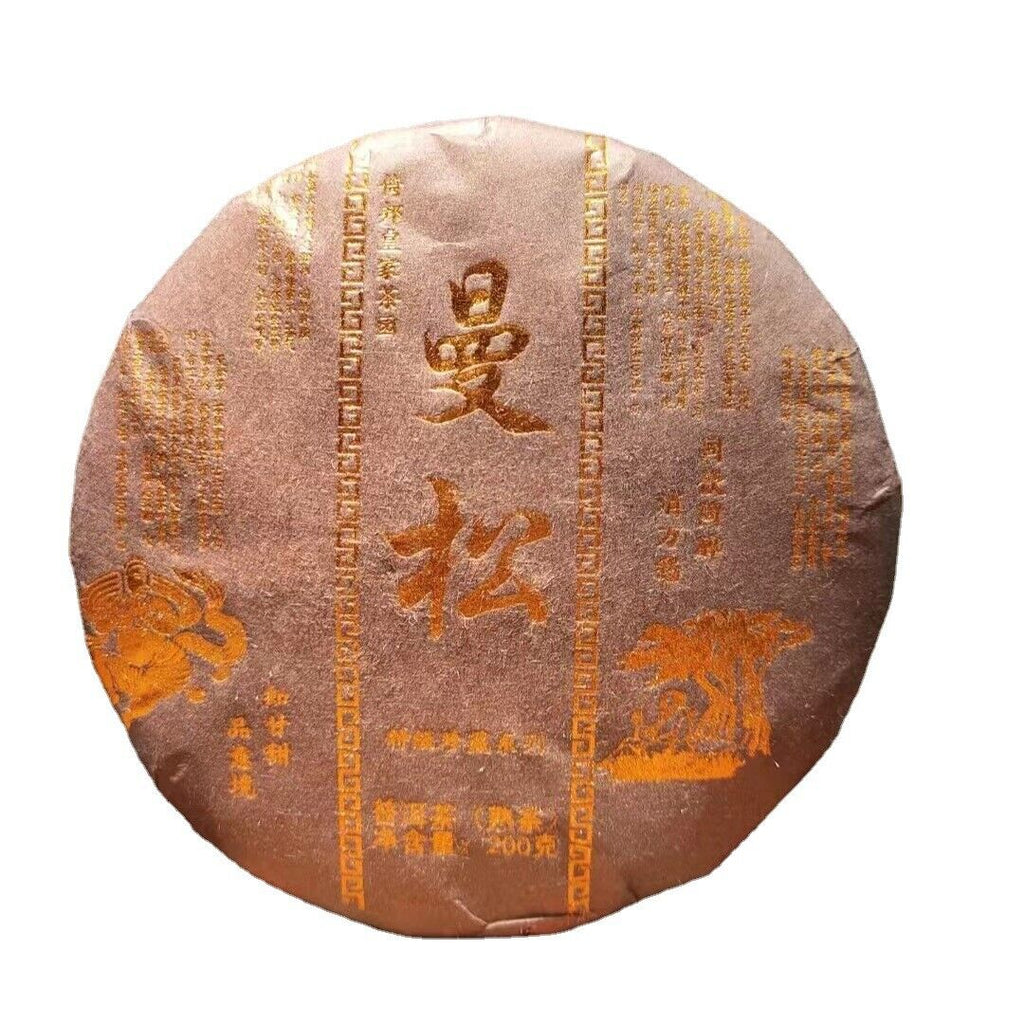HelloYoung Yunnan Pu'er Tea Man Song Extra Ripe Tea Ancient First Spring Pu'er Tea 200g