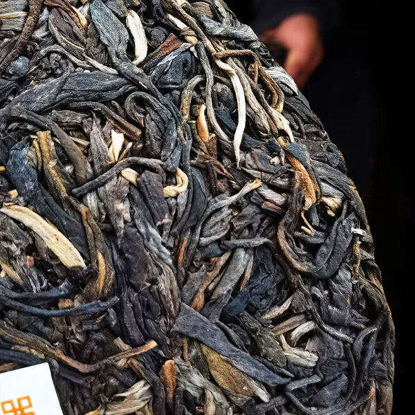 HelloYoung Kunming Pure Dry Storage Lao Banzhang Ancient Tea Pu'er Tea Raw Tea 357/12.59oz