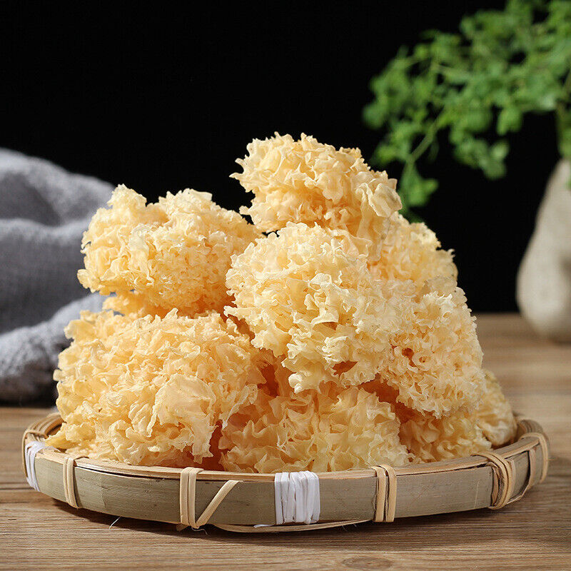Yunnan Basswood Fungus Small Flowers Dried Tremella White Fungus 100g Main image