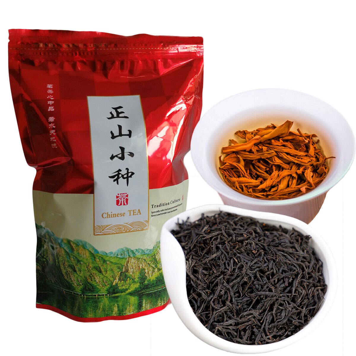 Natürlicher Bio Lapsang Souchong SchwarzerTee Traditioneller Wuyi Roter Tee 250g Main image