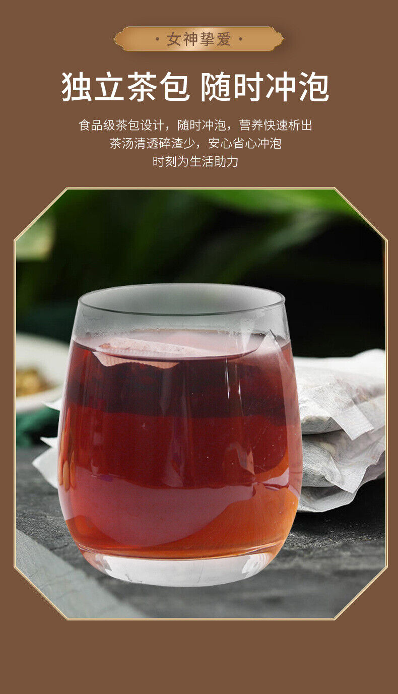 American Ginseng Lingzhi Astragalus Tea for Women’s Vitality Herbal Tea Bags