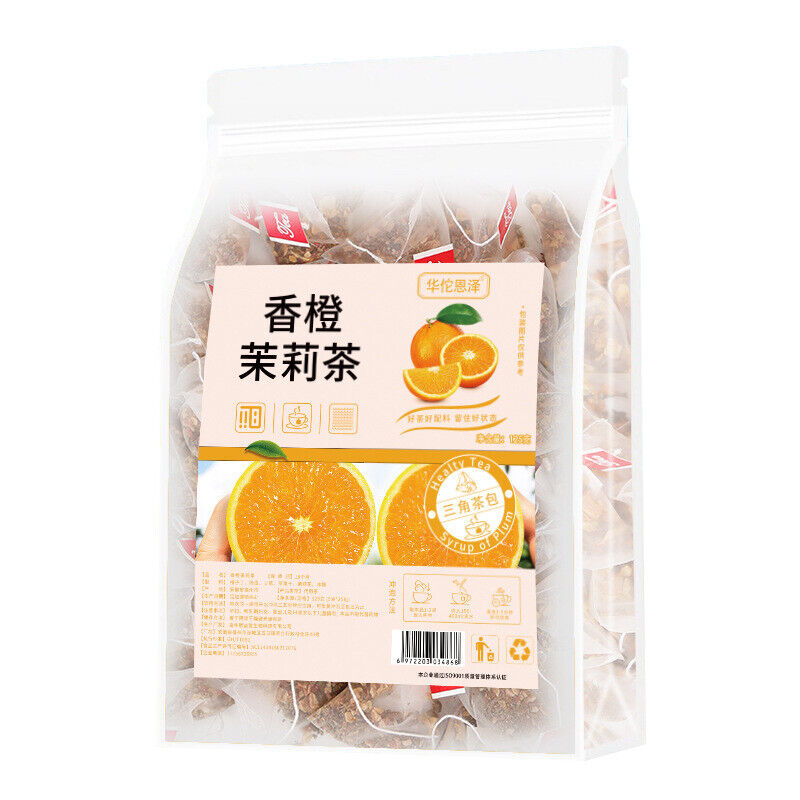 HelloYoung Orange Jasmine Tea Flower Tea Bag Tea Triangle Bag Cold Brew Tea 125g / 25 Bags Main image