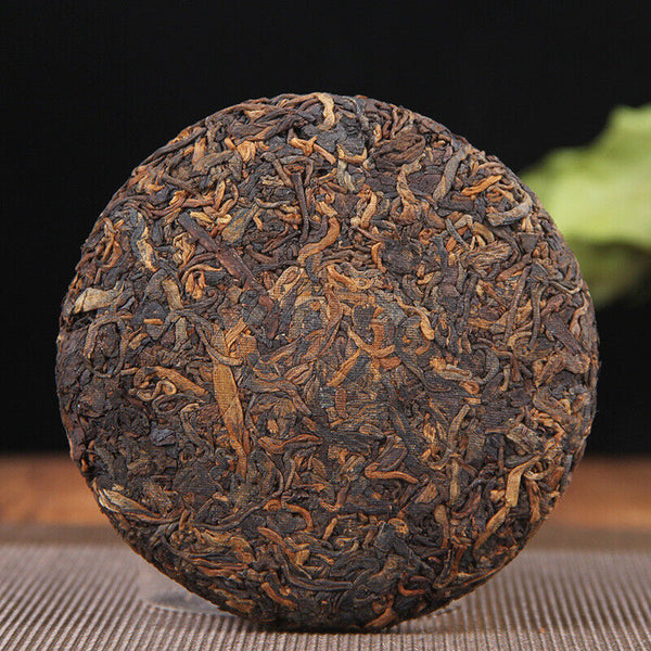 HelloYoung 100g Pu'er tea cake Brown Mountain seven cakes round tea ripening small cake tea