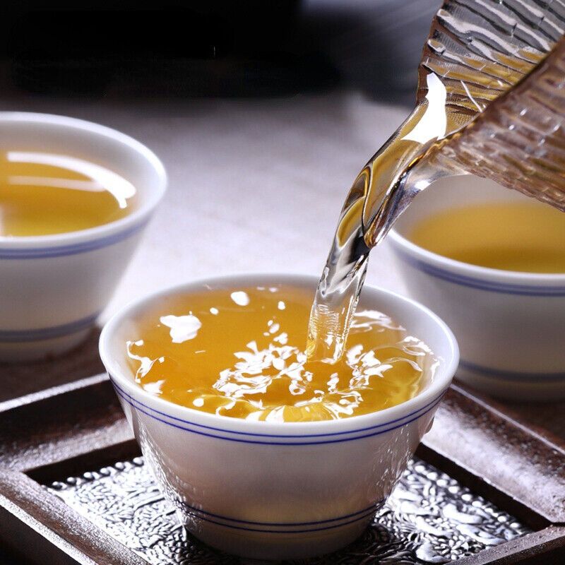 HelloYoung White Tea Cake Slimming Healthy Drink Natural 200g Yunnan Old White Tea Big Leaf