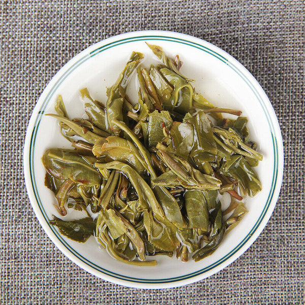 HelloYoung 357g  Ancient Tree Pu-erh Tea Natural Pu'er Green Tea Cake Pure Handmade