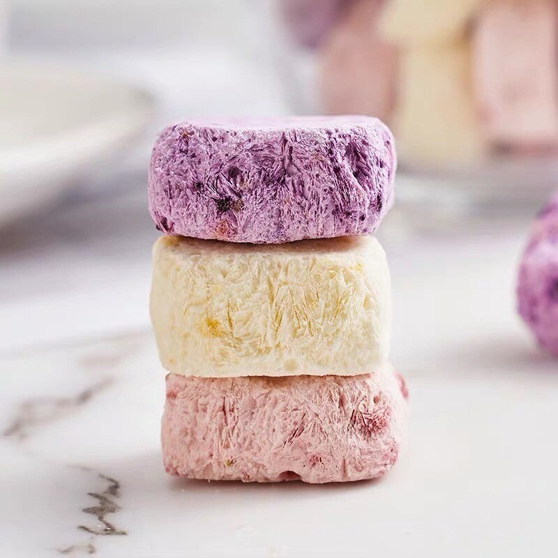 Strawberry Peach Blueberry Mango Fruit Snacks Freeze-Dried Yogurt Bites