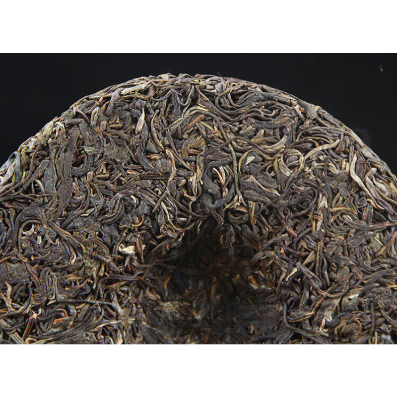 357g High Quality Black Tea Yunnan Menghai Pu'er Tea Large Leaf Cha Tea Cake