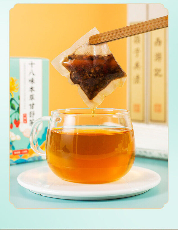 Eighteen Herbs Gan Shu Tea 30x5g Bagged Hanfang Benefits Tea