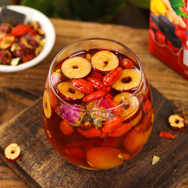 HelloYoung 150g Black sugar ginger date wolfberry tea brown sugar cinnamon flower tea