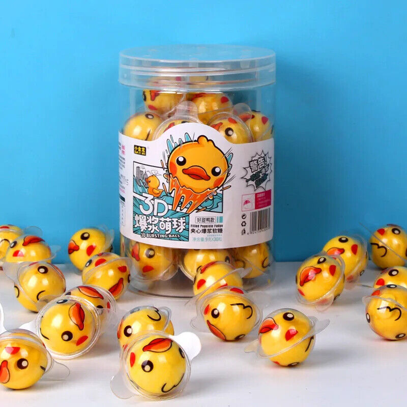 Fruit Flavored 3D Gummy Ball Candy Spherical Gum Eyeball Gummy Candy 30pcs