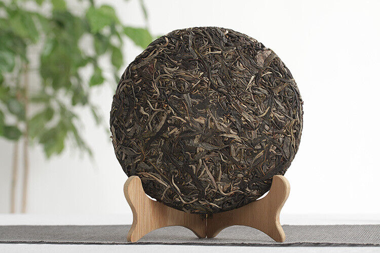 HelloYoung 357g Yunnan Pu'er Tea Banzhang Yinhao Old Tree Pu'er Raw Cakes Seven Seeds Cake