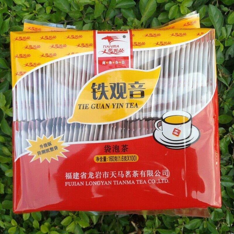 HelloYoung Green Tea Bags Disposable Tea Bags 100 sachets per bag 160g