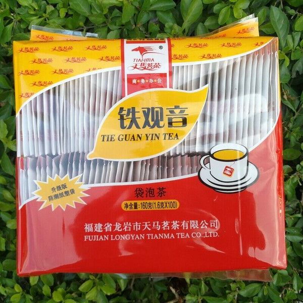 HelloYoung Green Tea Bags Disposable Tea Bags 100 sachets per bag 160g