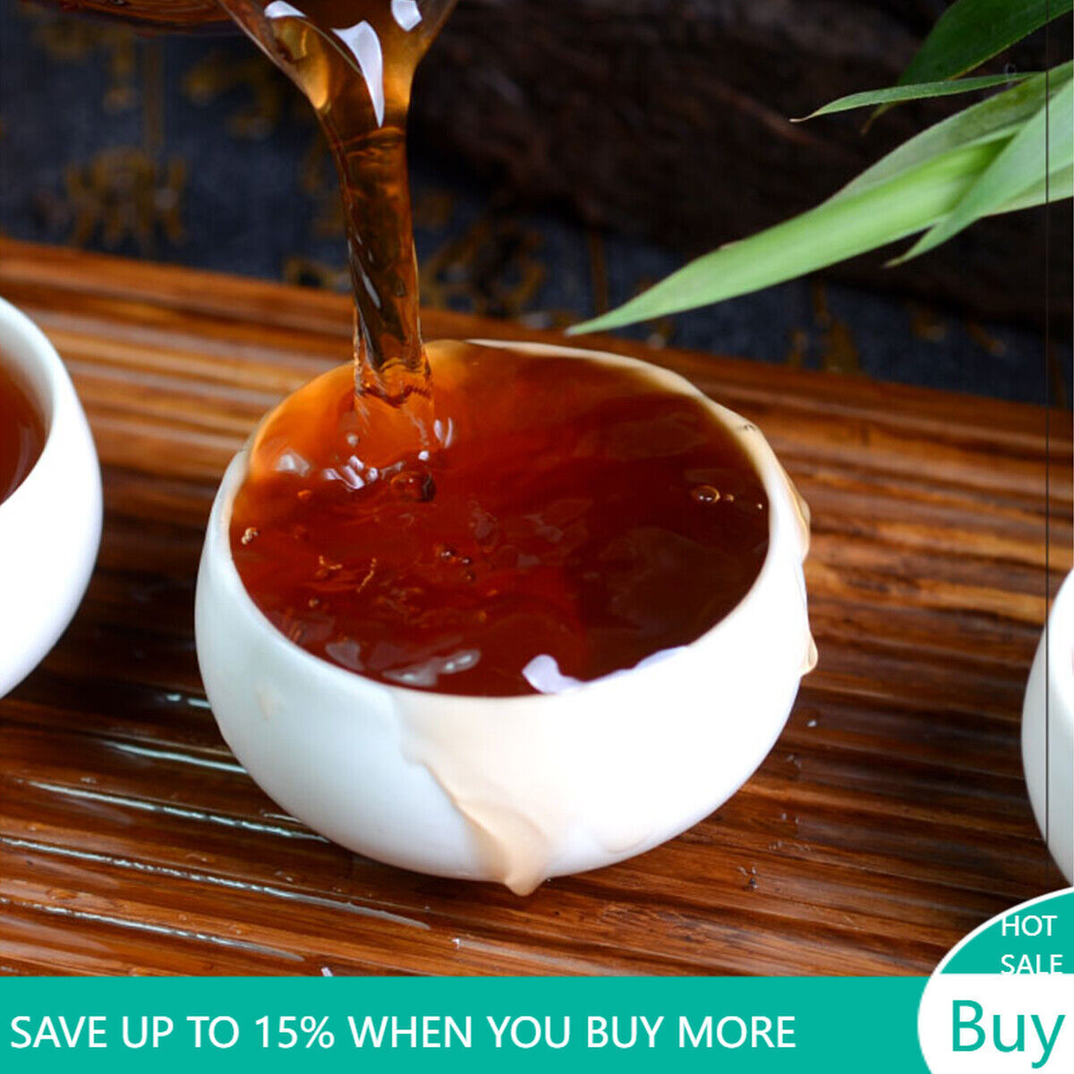 357g Pu-erh Cooked Tea Cake Ripe Tea Great Original Shu Pu'er Tea Made in China Main image