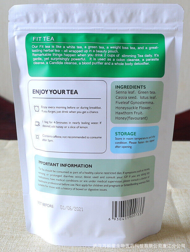 28day Fit Tea Detoxification and Weight Loss Weight Loss Teatox Slimming Tea 84g Secondary image