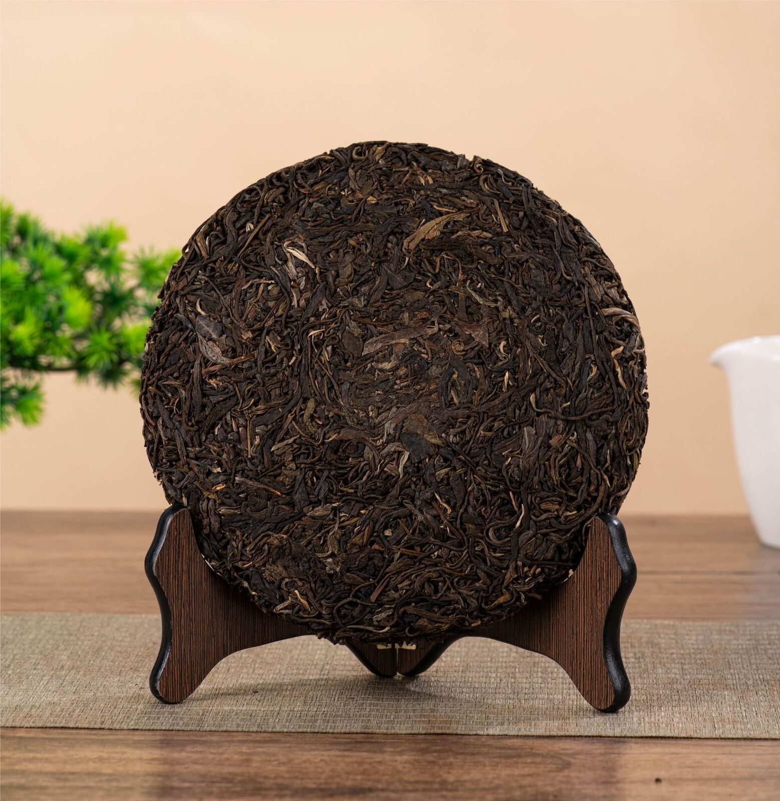 HelloYoung 357g Yunnan Pu'er Tea Menghai Tea Cake Raw Pu'er Tea Cake Healthy Drink