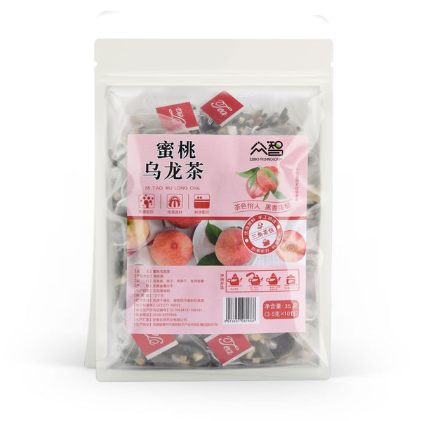 Peach-oolong Tea Triangle Bag Freeze-dried Peach-diced Tea Oolong Tea