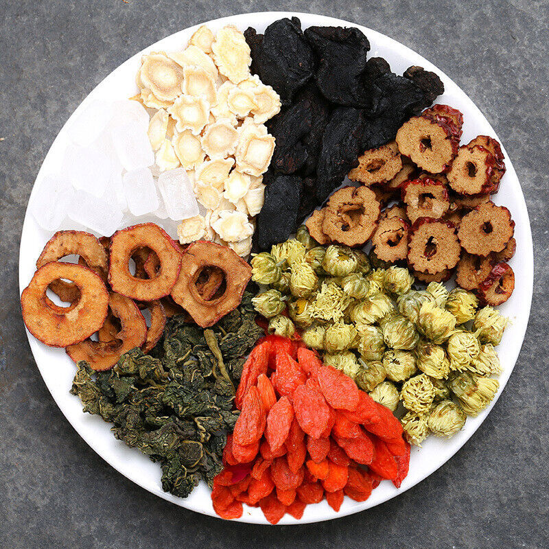 HelloYoung Ecology Ginseng Eight Treasure Tea Shanzha Taiju Hongzao Huangjing Gouqi Tea120g Main image