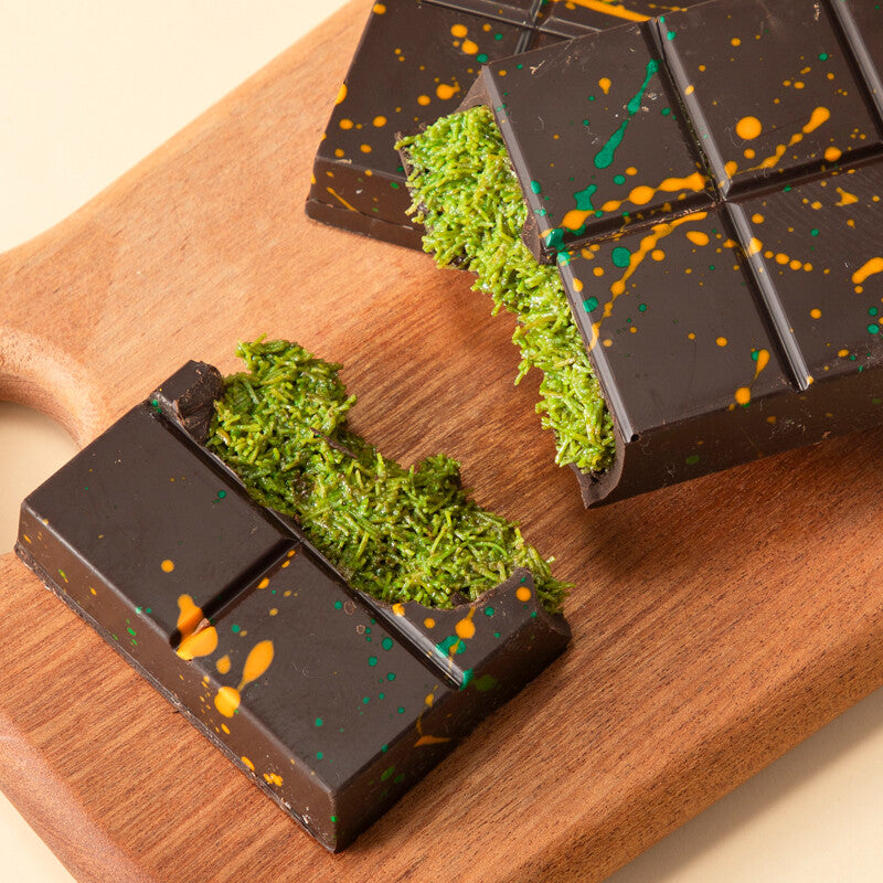 Dubai Style Pistachio Chocolate Pure Cocoa Butter Handmade Shredded