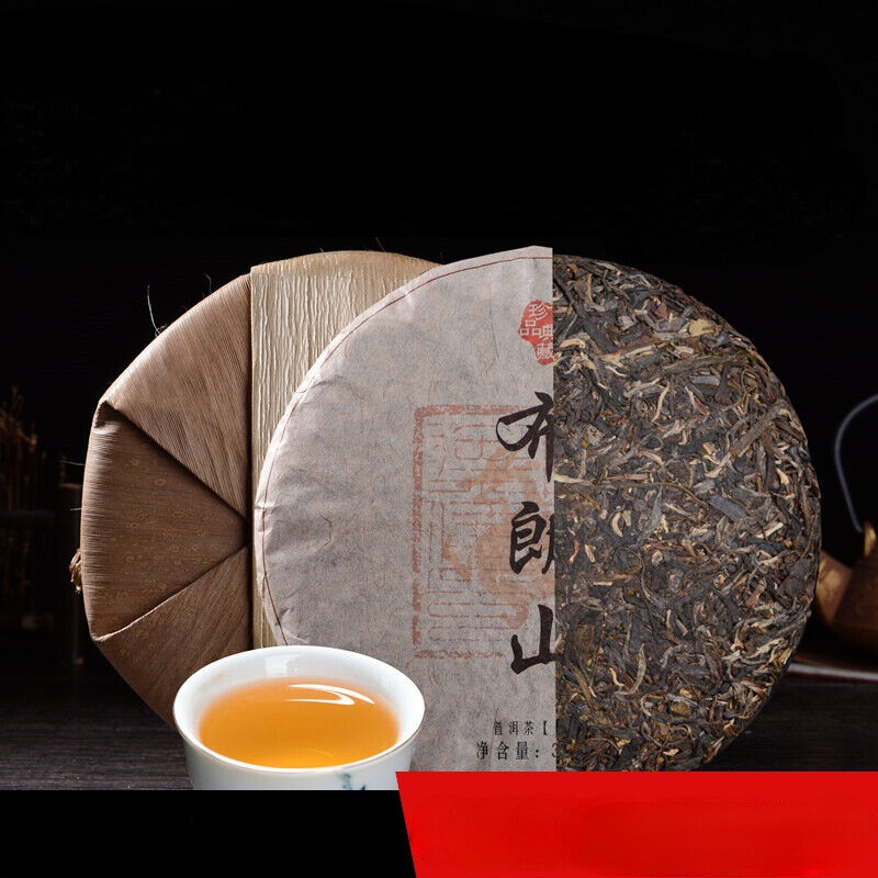 HelloYoung Cake Brown Mountain Big Tree Green Tea Slimming 357g Premium Pu-Erh Raw Tea