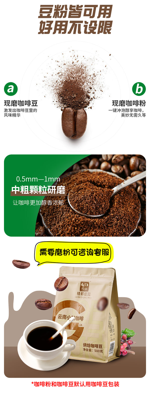 Yunnan Arabica Medium Roast – Espresso Ground Coffee