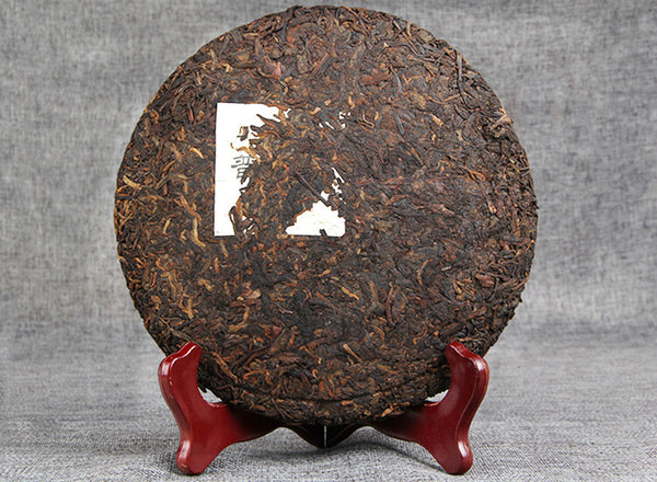357g Yunnan Arbor Menghai Qizi Cake Collection Pu'er Tea ChenXiang Ripe Tea