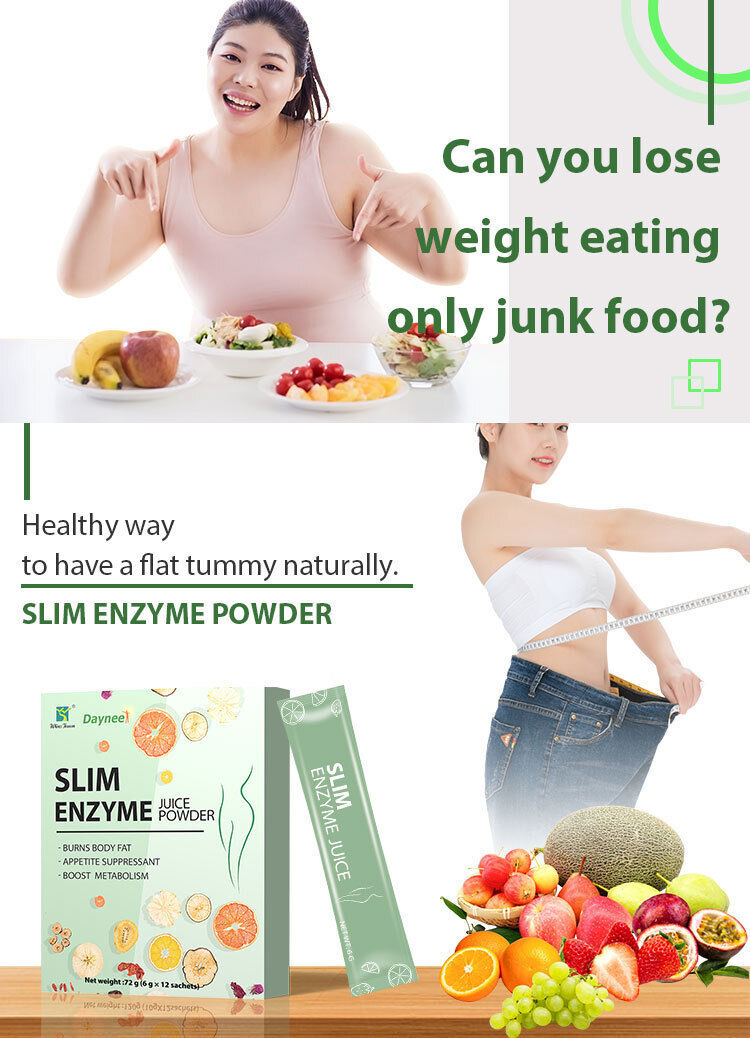 Slim Enzyme Juice Powder Fruit and Vegetable Senna Leaf 60 Tablets