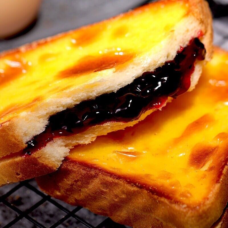 Rock Cheese Sandwich Toast Bread Blueberry Sliced Breakfast Snack Bulk Box Secondary image