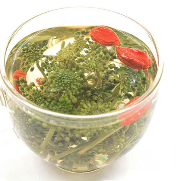 HelloYoung 125g Ginseng Flower Herbal Tea Pure Nature China Dried Panax Ginseng Herbs Drink