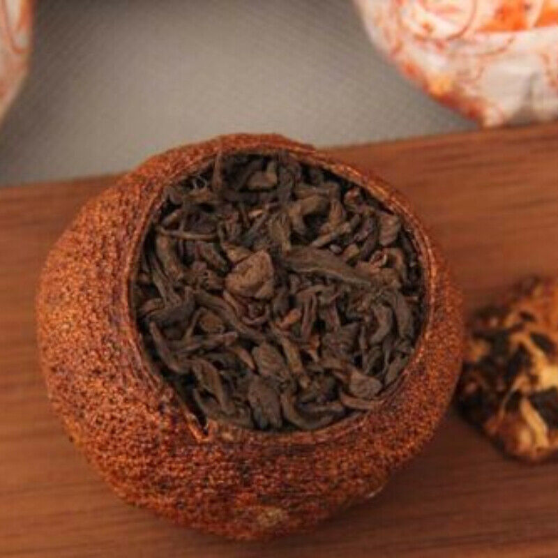 HelloYoung PEI YU Xinhui Aged Chenpi Ripe Puer Tea Orange Skin Puerh Pu'er Loose Tea 312