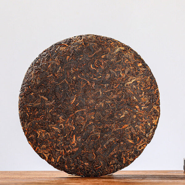 HelloYoung Yunnan Puerh Tea Puerh Ripe Tea Cake Sacred Tea into Tibet 357g/12.59oz