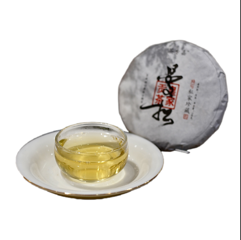 HelloYoung Yibang Mansong Pu-erh Raw Tea Cake Yiwu Seven Seeds Pu-erh Tea Cake 100g/3.52oz