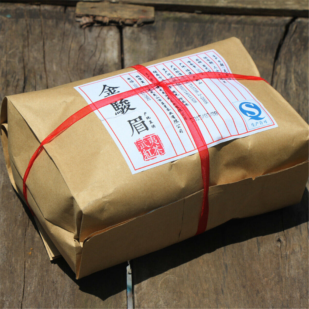 HelloYoung Golden Eyebrow Wuyi Kim Chun Mei Black Tea Organic Jin Jun Mei Black Tea 500g