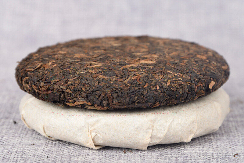HelloYoung Yunnan Tea  Ripe Puerh Tea 100g Old Puerh Ripe Tea Cake