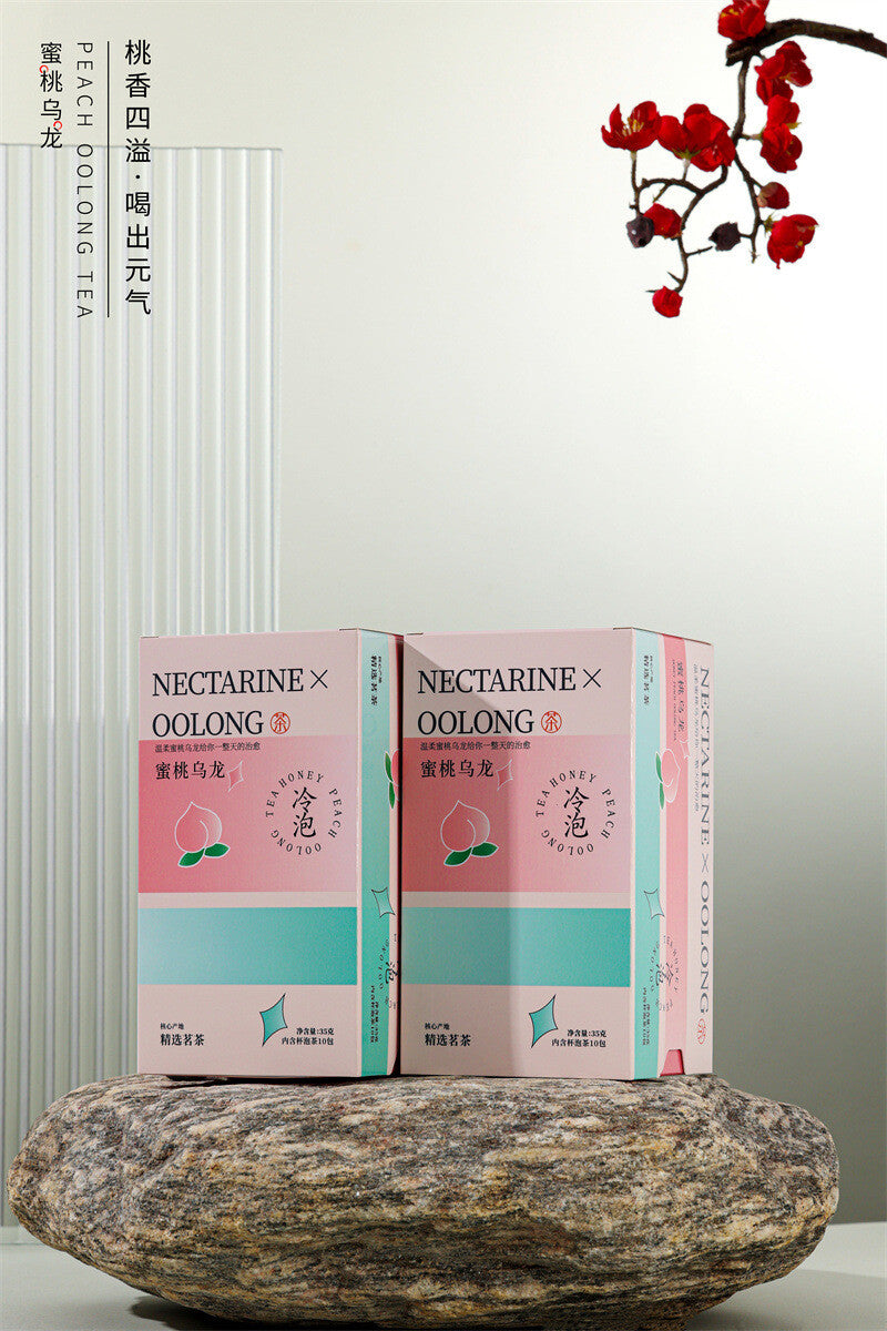 Pfirsich Würfel Fruchtiger Tee Pfirsich Oolong Teebeutel Unabhängig 35g