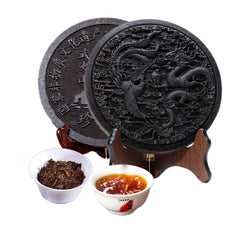 HelloYoung Dragon & Phenix Big Red Robe Top Black Tea Cake Da Hong Pao Tea Wu Long Tea500g