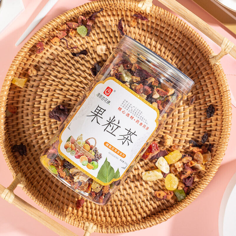 HelloYoung 350g Fruit Tea New Organic Healthy Flower Herbal Tea Pineapple Cantaloupe Canned Main image