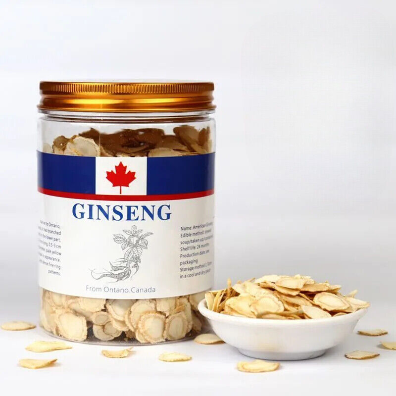 Grade A+ Hand Selected American Ginseng Root Slice Ginseng Slice w/Gift Box Main image