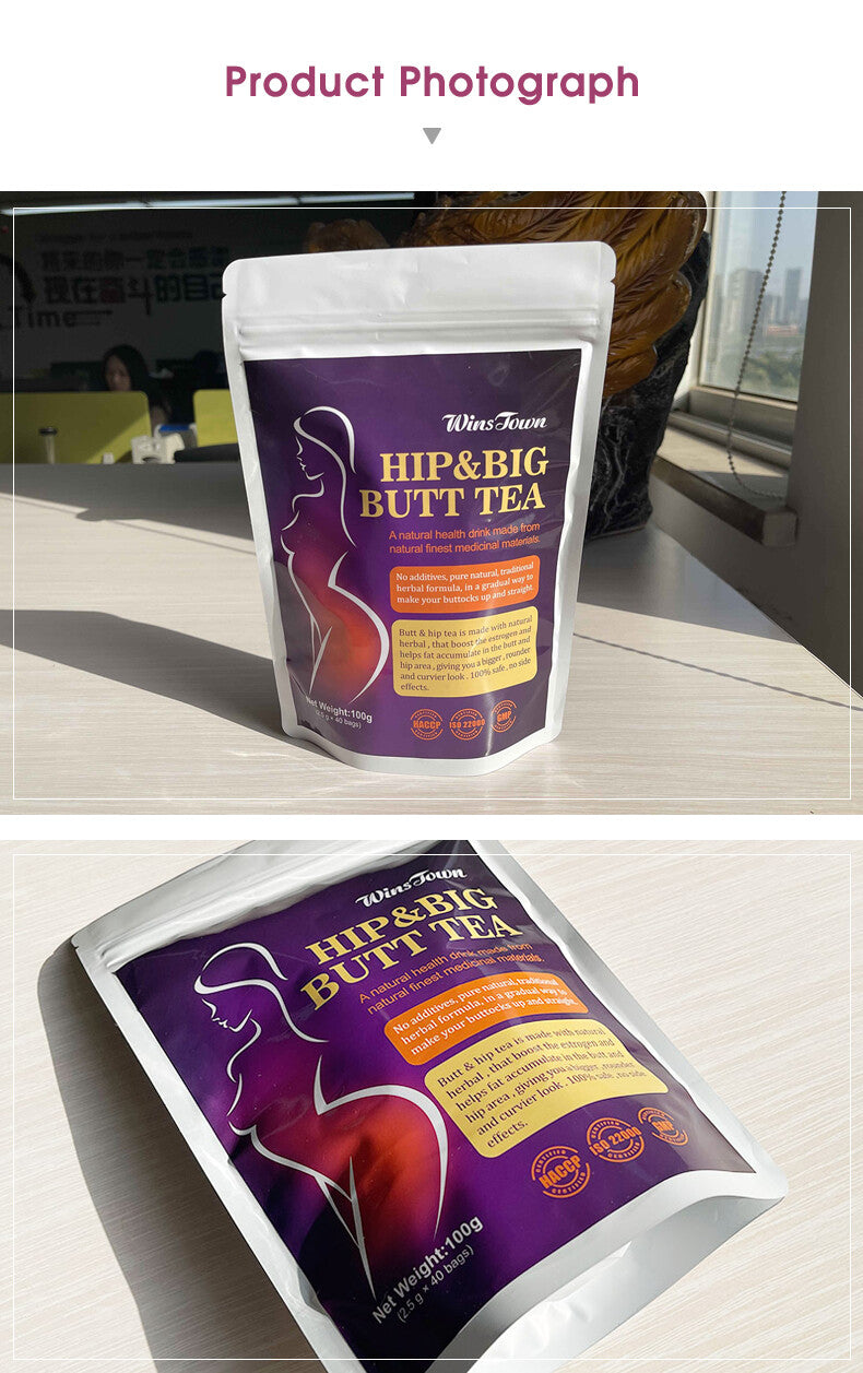 Natural Butt Enhancement Tea Herbal Hip Firming Booty Growth