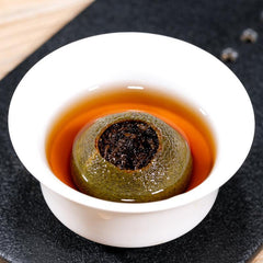 100g Orange Shu Puer Tea,Guwen Xinhui Mandarin Yunnan Puer Ripe Tea