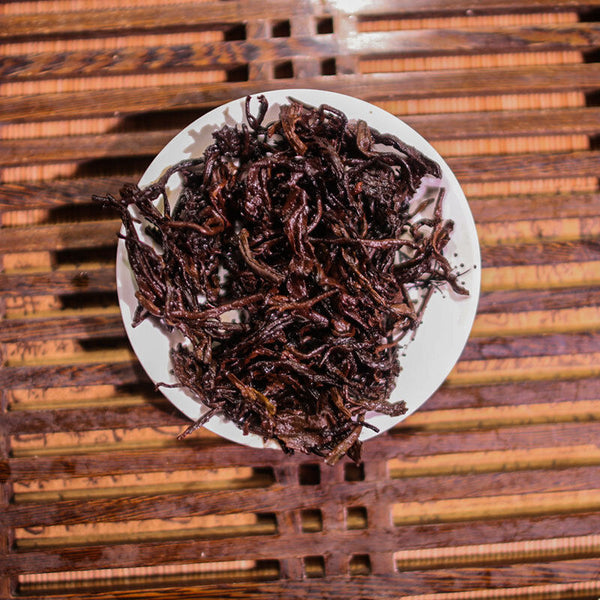 HelloYoung 357g Pu'er Tea Ripe Tea Ancient Tree Tea Leaves Tea Cake