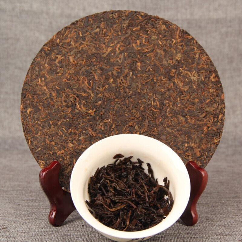 HelloYoung Ancient Tree Puer Tea Chinese Golden Bud Tea 100g Premium Ripe Pu'er Tea Menhai