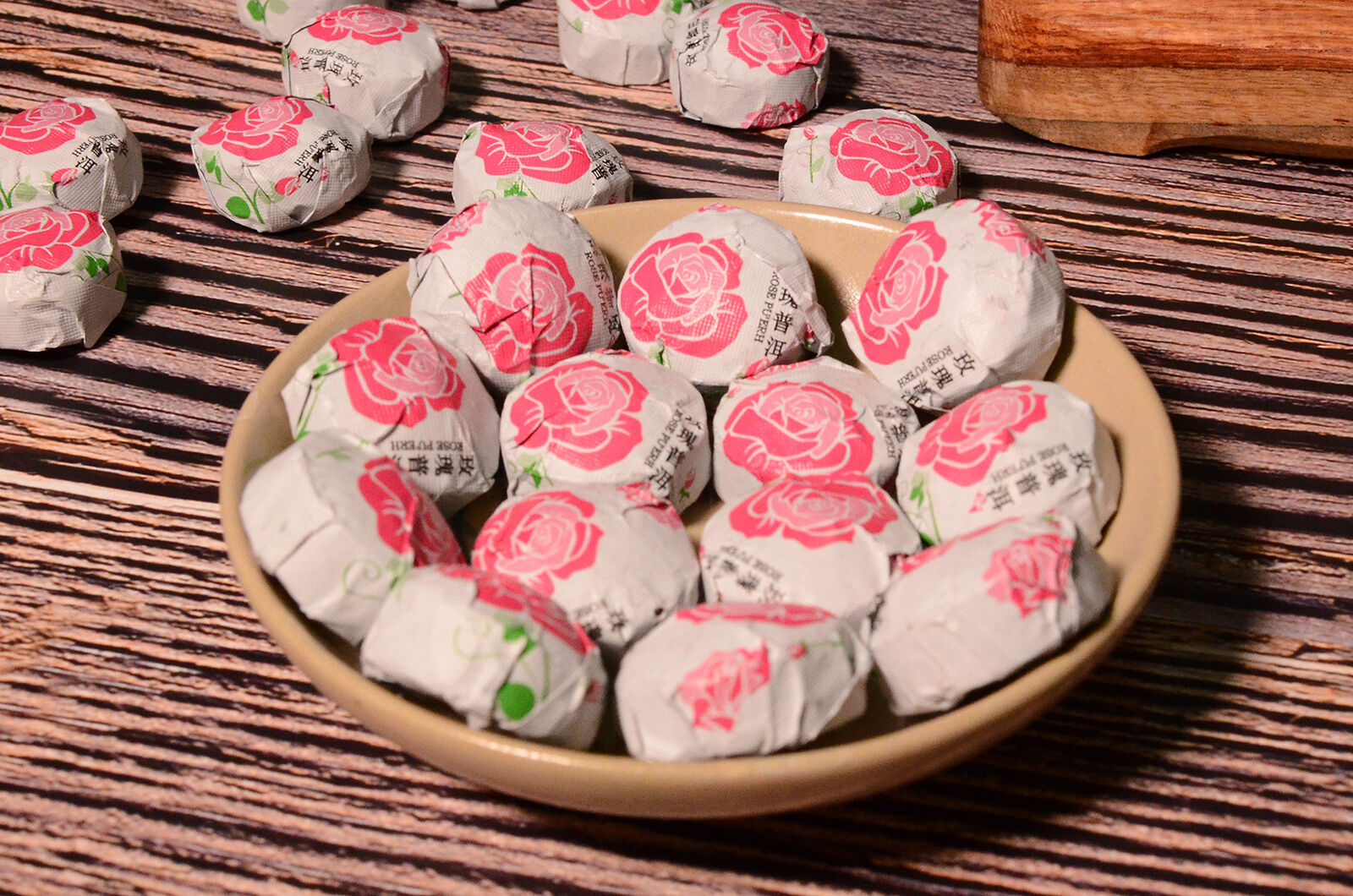 HelloYoung 500g Yunnan Pu'er Tea Leaves Jindian Tea Factory Rose Flavor Small Tuo Tea Ripe