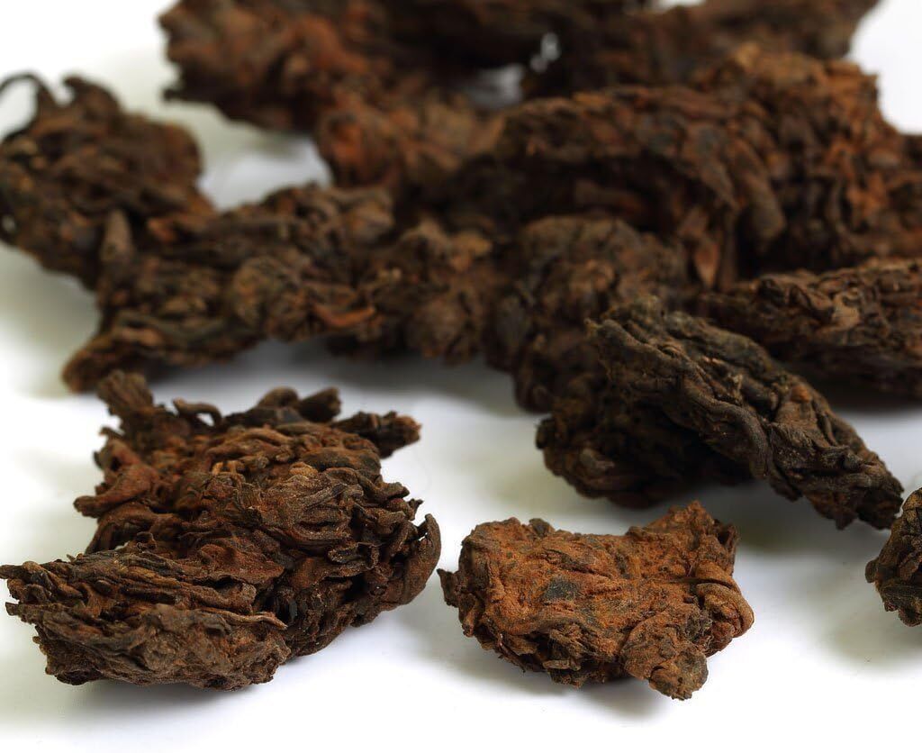 Puerh Tea Cake 250g / 8.8oz Year Ripe/Shu Supreme Aged Natural -Tuocha Head Main image