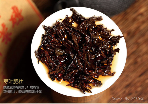 100g Pu-erh Tea Brick China Puer Black Tea Ripe Puerh Tea Organic Ancient Trees